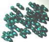 50 6mm Faceted Emerald Beads